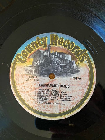 Various : Clawhammer Banjo (Old Time Banjo And Fiddle Tunes) (LP,Reissue)