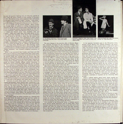 Jule Styne, Betty Comden, Adolph Green - Sydney Chaplin, Carol Lawrence : Subways Are For Sleeping (Original Broadway Cast Recording) (LP,Album,Mono)
