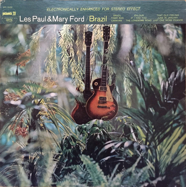 Les Paul & Mary Ford : Brazil (The Wild Guitars Of Les Paul & Mary Ford) (LP,Compilation,Stereo)