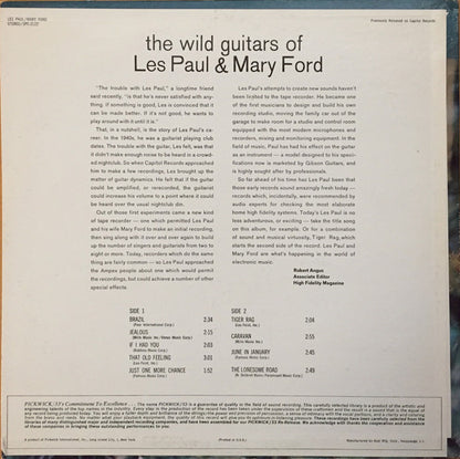 Les Paul & Mary Ford : Brazil (The Wild Guitars Of Les Paul & Mary Ford) (LP,Compilation,Stereo)