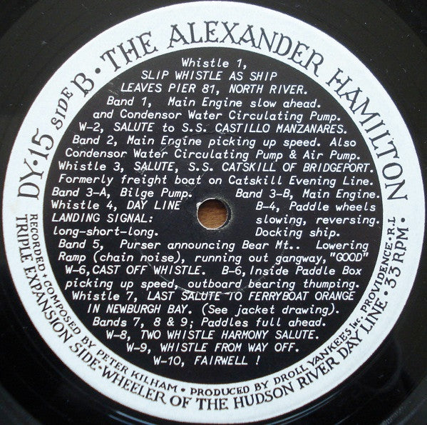 No Artist : The Sea At Castle Hill / The Alexander Hamilton Of The Hudson River Day Line (LP)