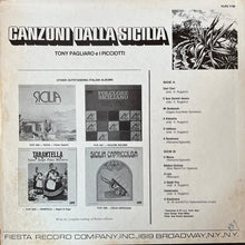 Tony Pagliaro, I Picciotti (3) : Canzoni Dalla Sicilia (LP)