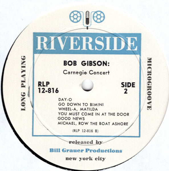 Bob Gibson : Carnegie Concert (LP,Album)