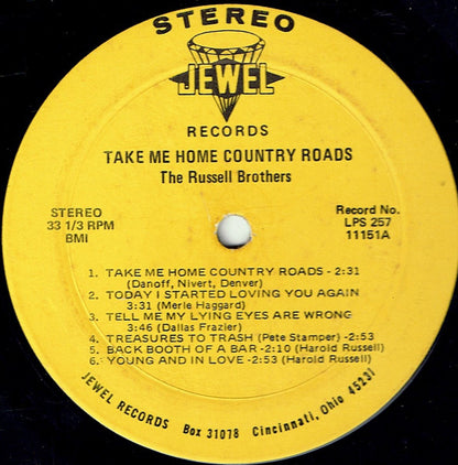Russell Brothers (2), The : Take Me Home Country Roads (LP,Album)