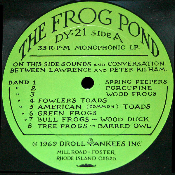 Peter Kilham, Lawrence Kilham : The Frog Pond (LP,Mono)