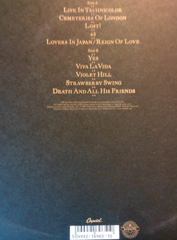 Coldplay : Viva La Vida Or Death And All His Friends (LP,Album)