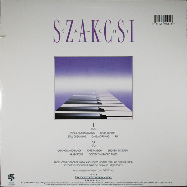 Béla Szakcsi Lakatos : Sa-chi (LP,Album)
