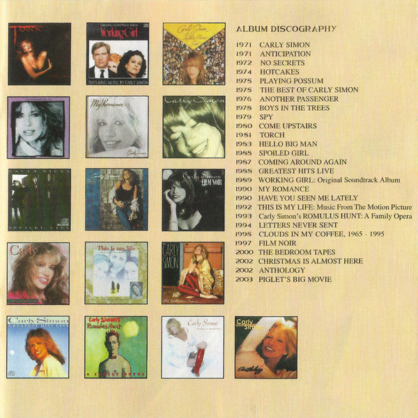 Carly Simon : Reflections: Carly Simon's Greatest Hits (Compilation,Reissue)