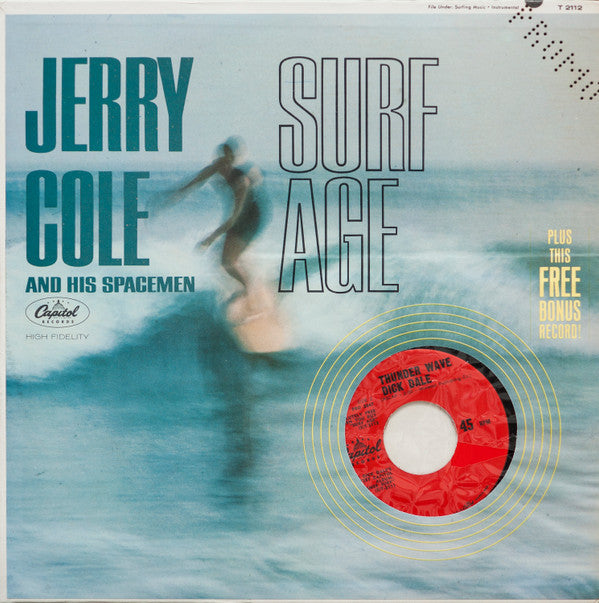 Jerry Cole And His Spacemen : Surf Age (LP,Album,Mono)