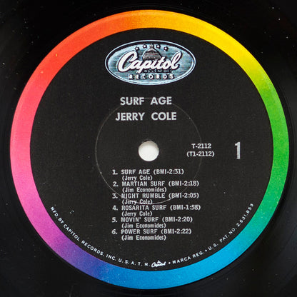 Jerry Cole And His Spacemen : Surf Age (LP,Album,Mono)