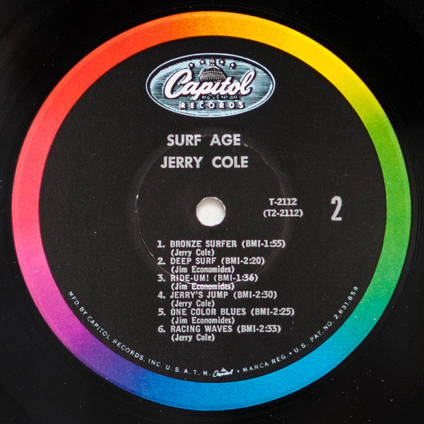 Jerry Cole And His Spacemen : Surf Age (LP,Album,Mono)