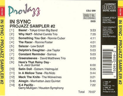 Various : In Sync - Projazz Sampler #2 (Compilation,Sampler)