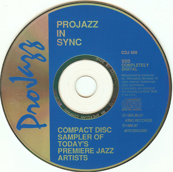 Various : In Sync - Projazz Sampler #2 (Compilation,Sampler)