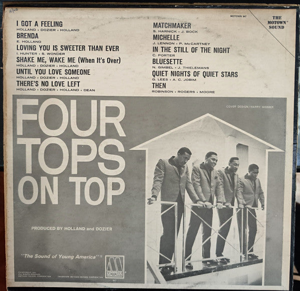 Four Tops : Four Tops On Top (LP,Album,Stereo)