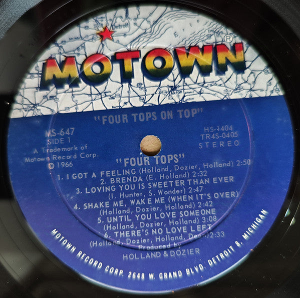 Four Tops : Four Tops On Top (LP,Album,Stereo)