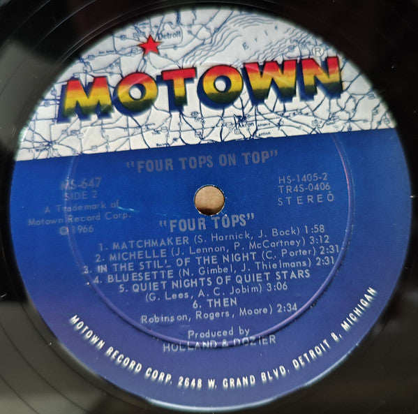 Four Tops : Four Tops On Top (LP,Album,Stereo)