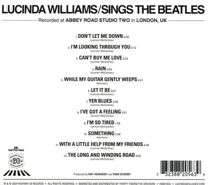 Lucinda Williams : Sings The Beatles From Abbey Road (Album,Stereo)