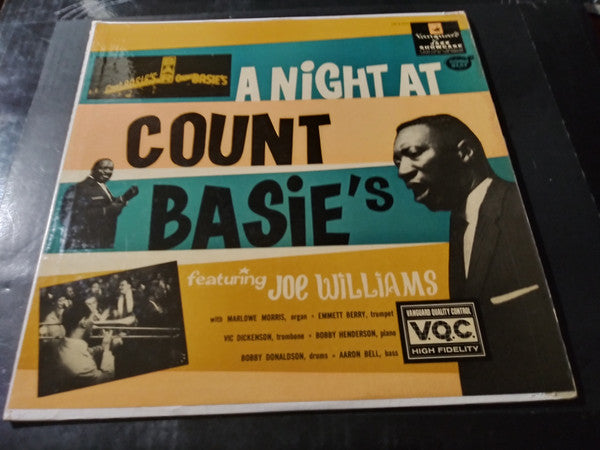Count Basie's All Stars featuring Joe Williams : A Night At Count Basie's (LP,Album,Mono)
