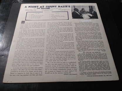 Count Basie's All Stars featuring Joe Williams : A Night At Count Basie's (LP,Album,Mono)