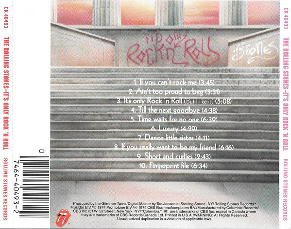 Rolling Stones, The : It's Only Rock 'N Roll (Album,Reissue,Repress)
