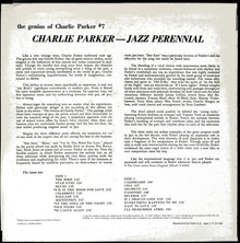 Charlie Parker : Jazz Perennial (LP,Album,Reissue,Mono)