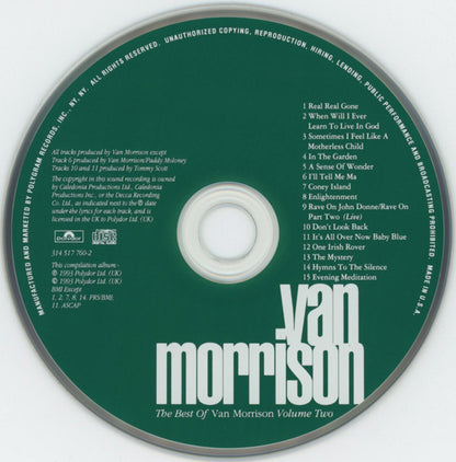 Van Morrison : The Best Of Van Morrison Volume Two (Compilation)