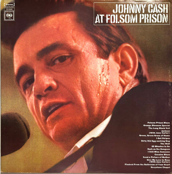 Johnny Cash : At Folsom Prison (LP,Album,Stereo)