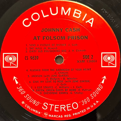 Johnny Cash : At Folsom Prison (LP,Album,Stereo)