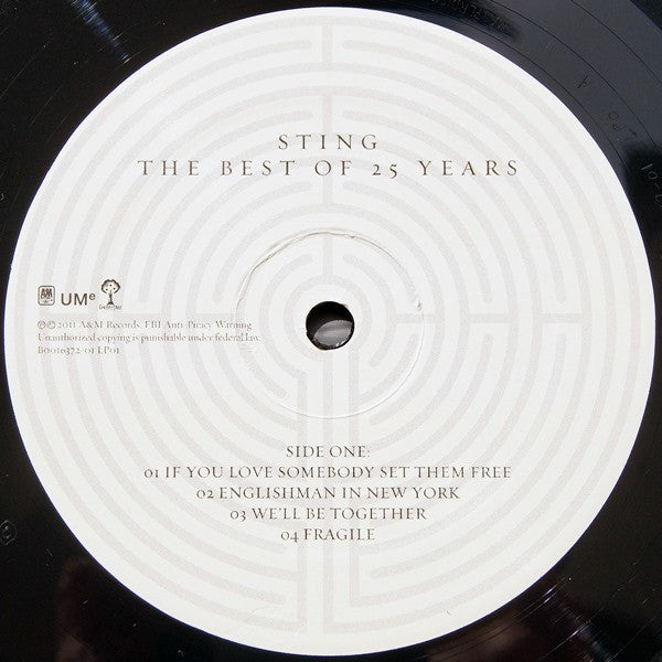 Sting : The Best Of 25 Years (LP,Compilation)