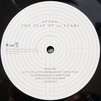 Sting : The Best Of 25 Years (LP,Compilation)