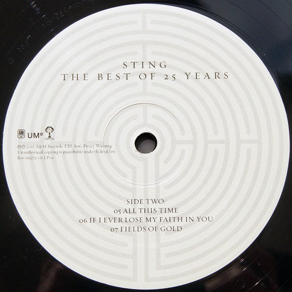 Sting : The Best Of 25 Years (LP,Compilation)