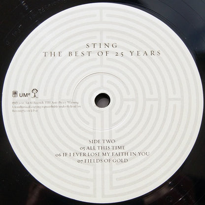 Sting : The Best Of 25 Years (LP,Compilation)