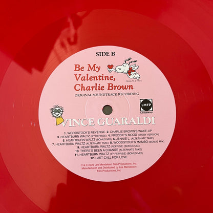 Vince Guaraldi : Be My Valentine, Charlie Brown (Original Soundtrack Recording) (LP,Album,Bioplastic,Limited Edition,Remastered,Stereo)