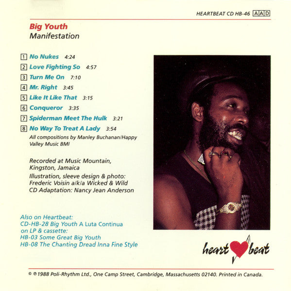 Big Youth : Manifestation (Album)