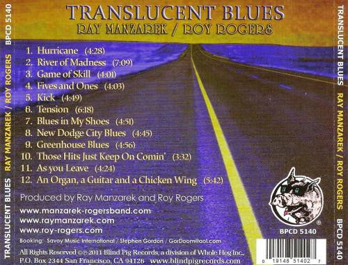 Ray Manzarek / Roy Rogers (2) : Translucent Blues (Album)