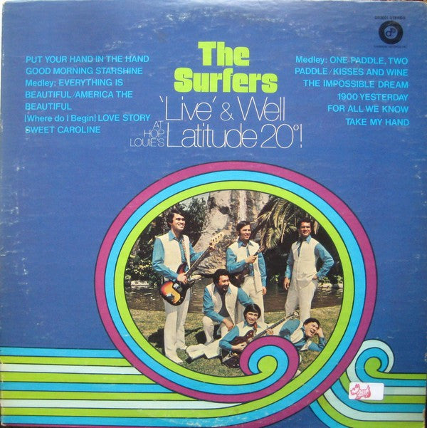 Surfers (4), The : 'Live' And Well At Hop Louie's Latitude 20°! (LP,Album)