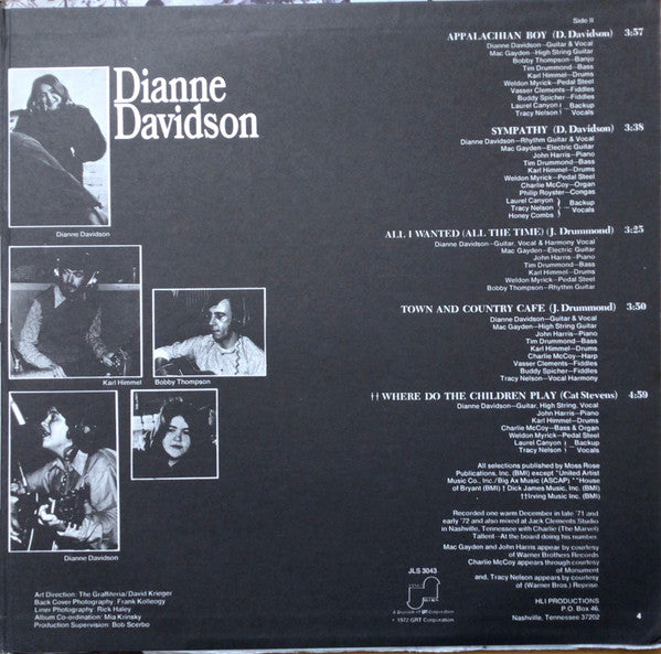 Dianne Davidson : Backwoods Woman (LP,Album,Stereo)