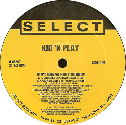 Kid 'N' Play : Ain't Gonna Hurt Nobody (12",33 ⅓ RPM,Maxi-Single)