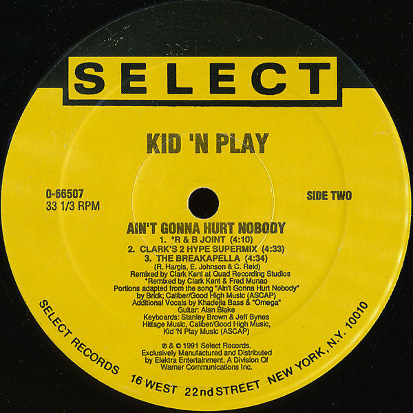 Kid 'N' Play : Ain't Gonna Hurt Nobody (12",33 ⅓ RPM,Maxi-Single)
