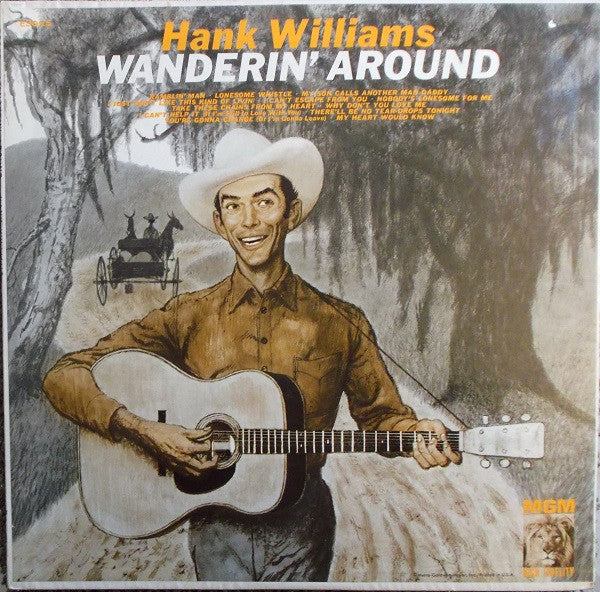 Hank Williams : Wanderin' Around (LP,Album,Mono)