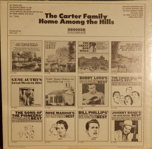 Carter Family, The : Home Among The  Hills (LP,Album)