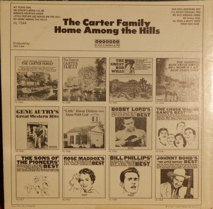 Carter Family, The : Home Among The  Hills (LP,Album)