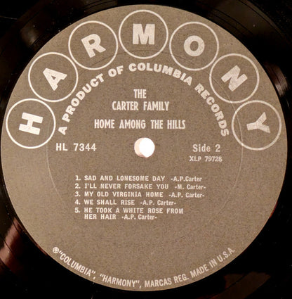 Carter Family, The : Home Among The  Hills (LP,Album)