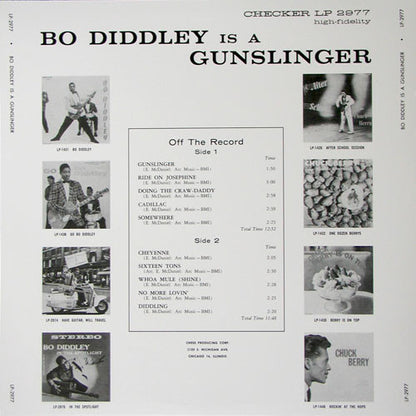 Bo Diddley : Bo Diddley Is A Gunslinger (LP,Album,Reissue)