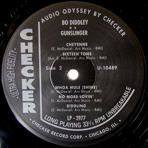 Bo Diddley : Bo Diddley Is A Gunslinger (LP,Album,Reissue)