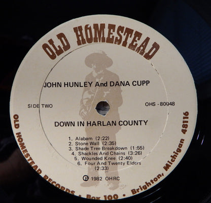 John Hunley And  Dana Cupp : "Down In Harlan County" (LP)