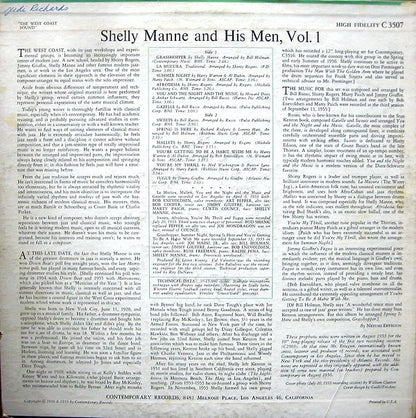 Shelly Manne & His Men : The West Coast Sound (LP,Album,Reissue,Mono)