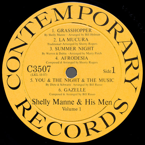 Shelly Manne & His Men : The West Coast Sound (LP,Album,Reissue,Mono)