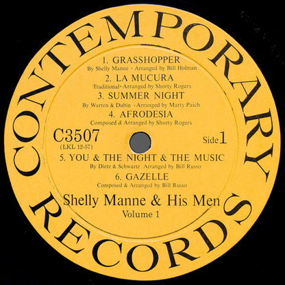 Shelly Manne & His Men : The West Coast Sound (LP,Album,Reissue,Mono)