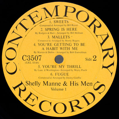 Shelly Manne & His Men : The West Coast Sound (LP,Album,Reissue,Mono)